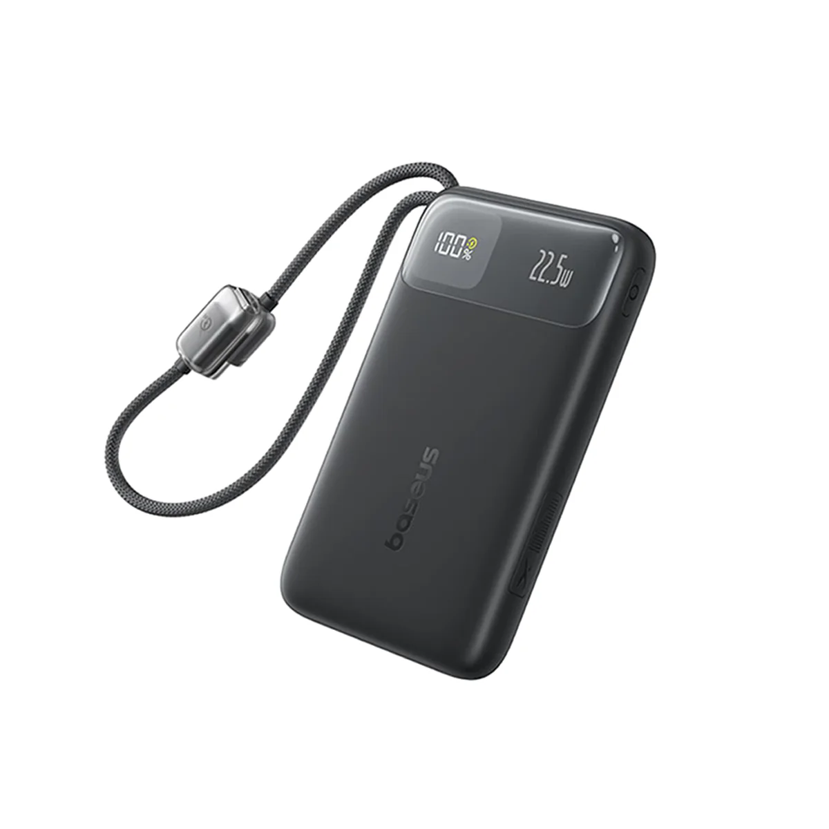 Baseus EnerFill FC11 Digital Display Power Bank with Dual Built-In USB-C Cables 10000mAh 22.5W (Cosmic Black, Beige, Galaxy Blue, Baby Pink) - Image 8