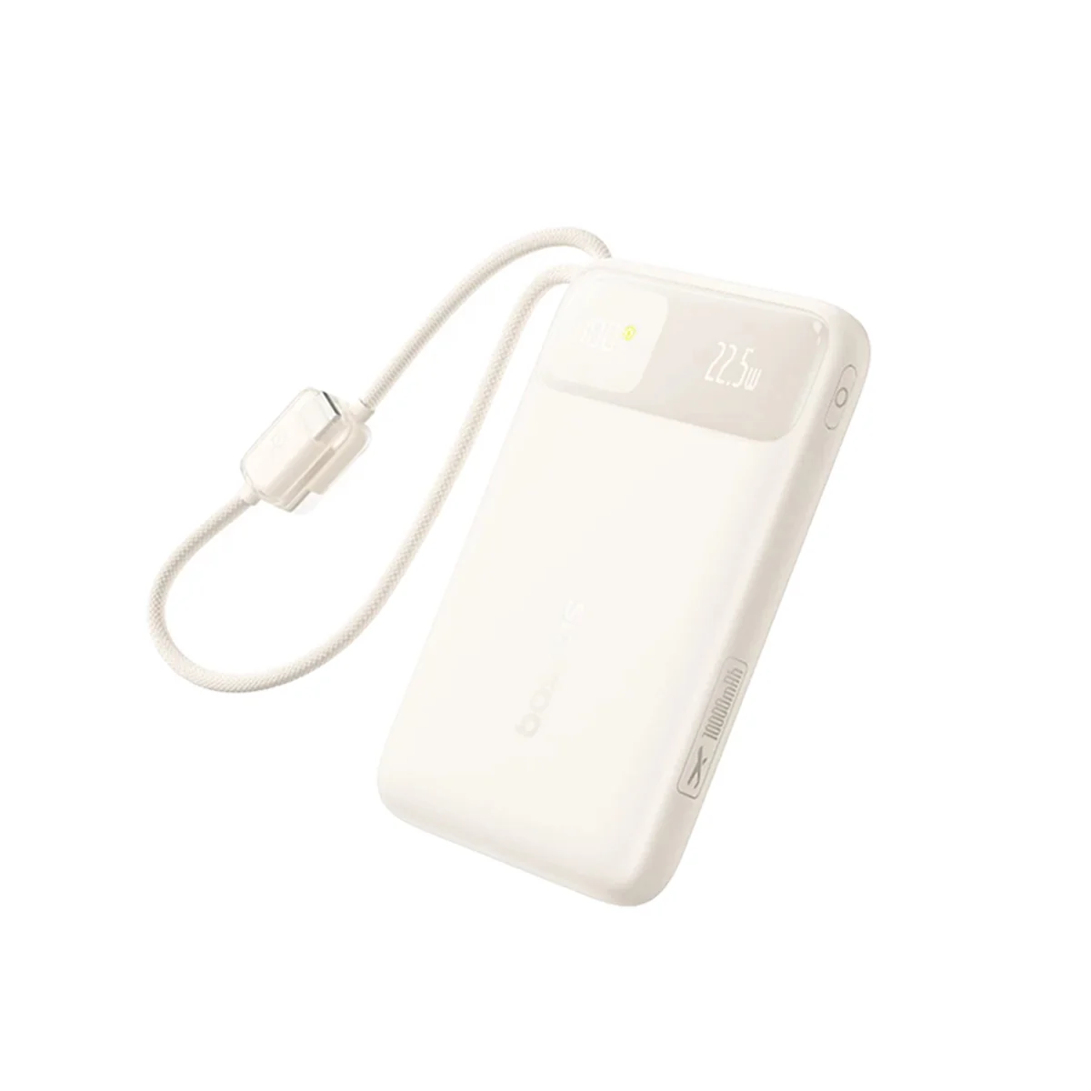 Baseus EnerFill FC11 Digital Display Power Bank with Dual Built-In USB-C Cables 10000mAh 22.5W (Cosmic Black, Beige, Galaxy Blue, Baby Pink) - Image 9