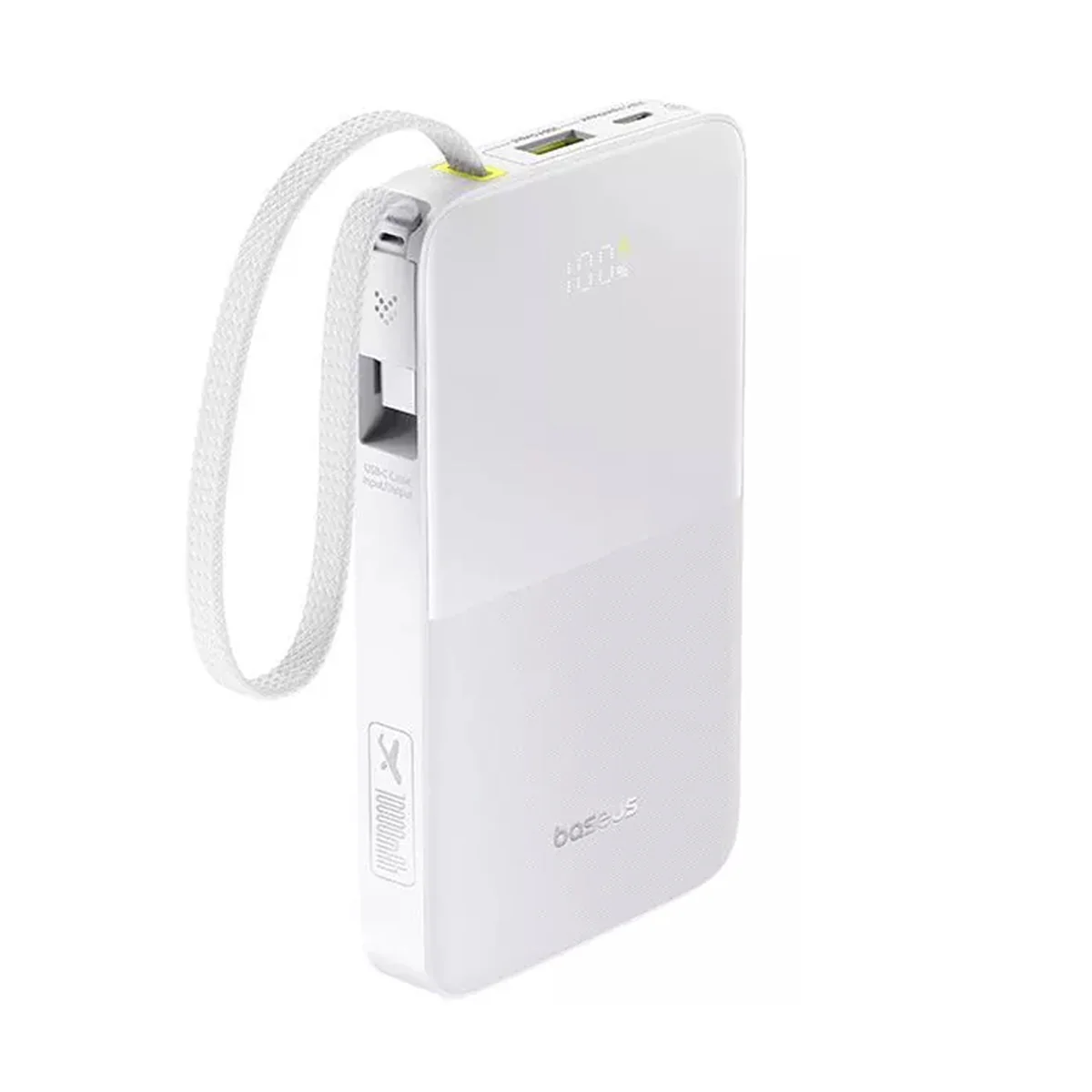 Baseus EnerFill FC51 Bipow 2 Pro Digital Display Power Bank with Built-in Cable 10000mAh 22.5W (Cosmic Black, Moon White) - Image 3