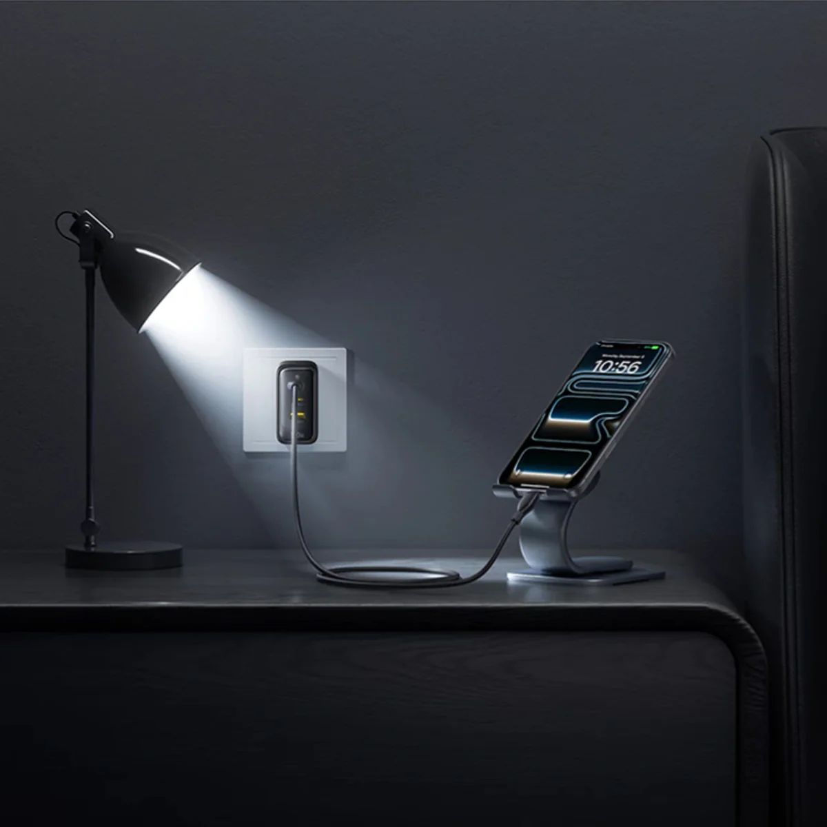 Baseus EnerFill FE22 Fast Charger 2C+U 100W (Cosmic Black) (E0124000) - Image 6