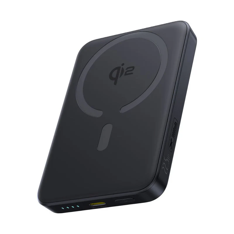 Baseus EnerFill FM12 Qi2 Magnetic Power Bank 10000mAh 22.5W includes Simple USB-C to USB-C Cable 20V/3A 30cm (Cosmic Black) (E0028500)