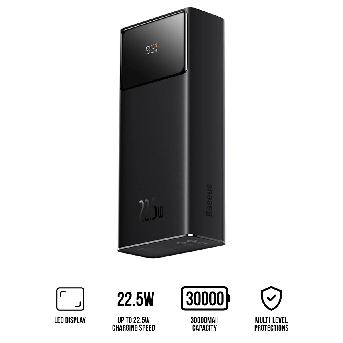 Baseus EnerFill FP41 Power Bank 30000mAh 22.5W (Cosmic Black) (E0027K00)