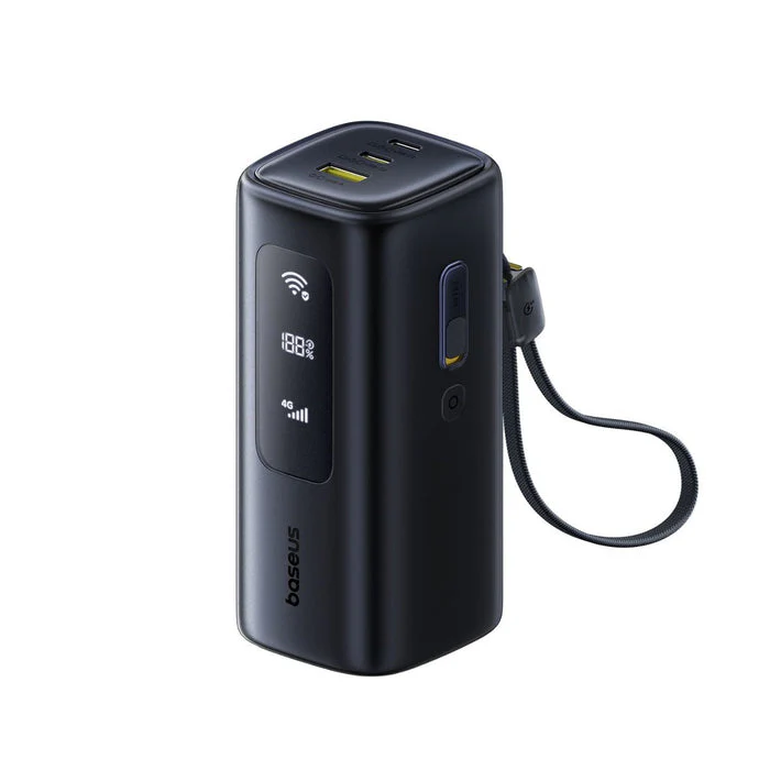 Baseus EnerGeek GX11 MiFi Power Bank 20000mAh 67W (Cosmic Black) (E0025701) - Image 2