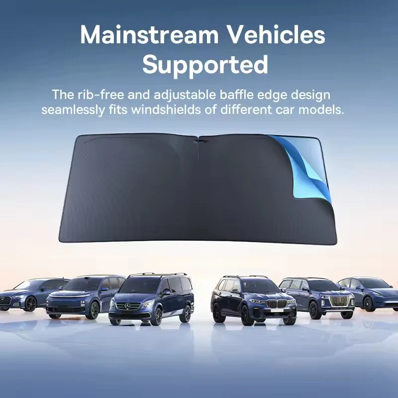 Baseus GoTrip DT1 Single Car Windshield Sunshade (Cluster Black) (C0118200) - Image 4