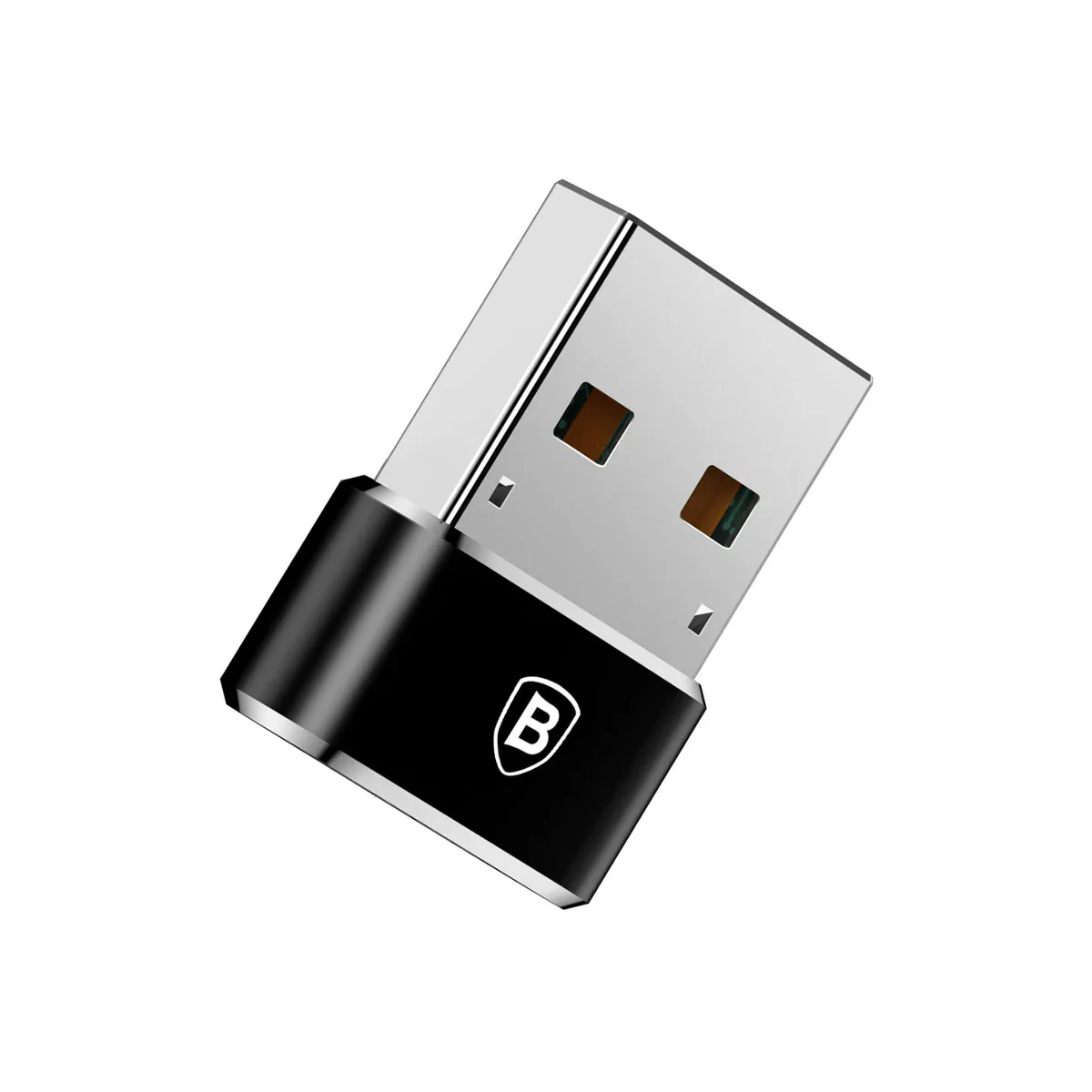 Baseus Mini Type-C Female to USB Male Adapter Converter (Black) (CAAOTG-01) - Image 10