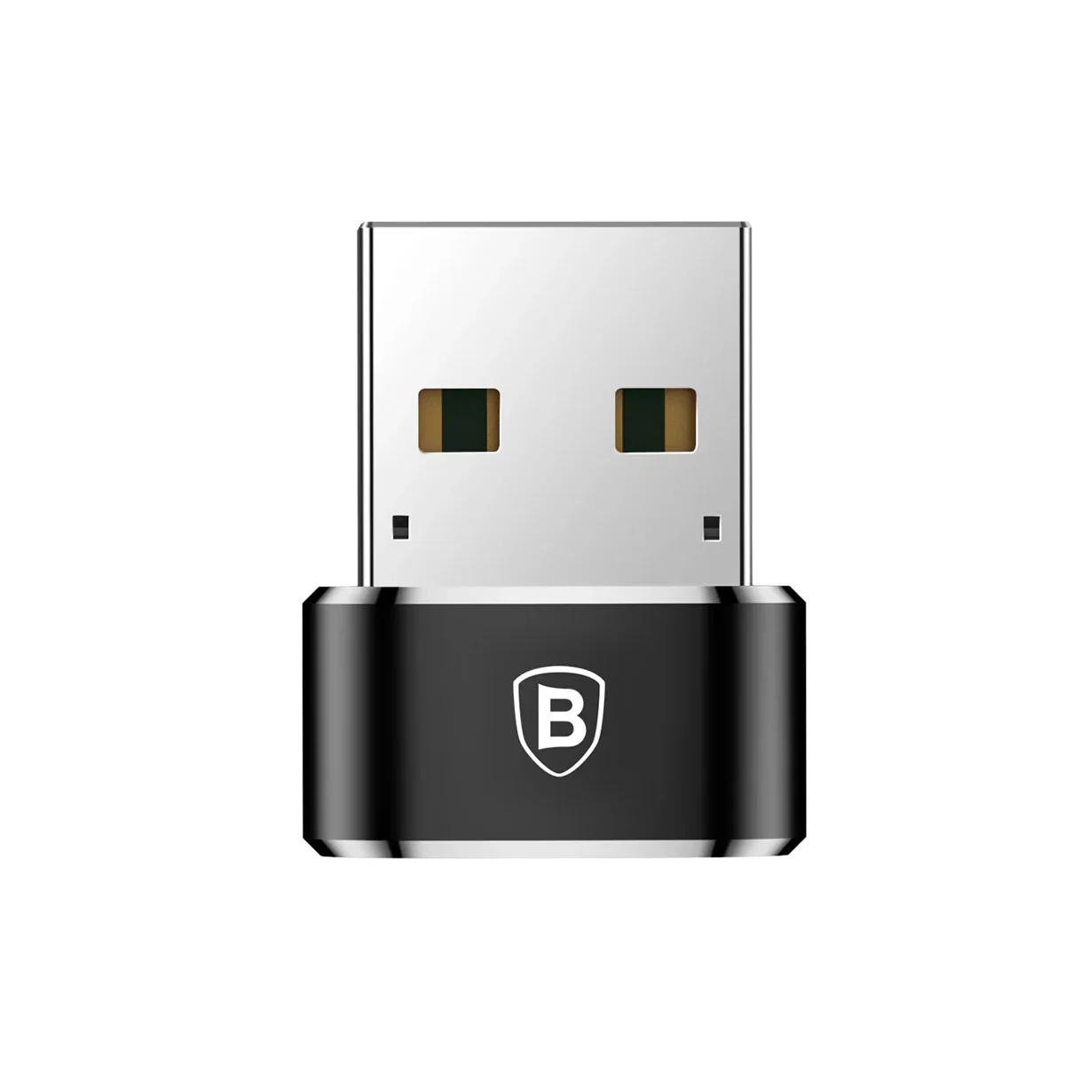 Baseus Mini Type-C Female to USB Male Adapter Converter (Black) (CAAOTG-01) - Image 12