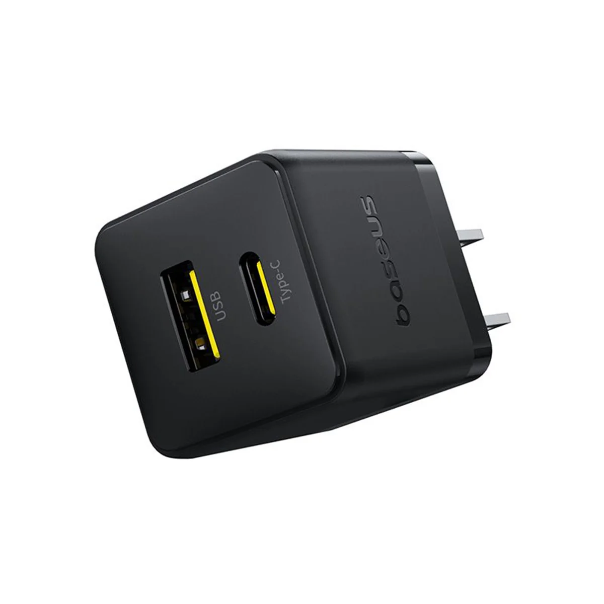 Baseus Palm Fast Charger C+U 30W (Cluster Black) (P1011160B113-00) - Image 3