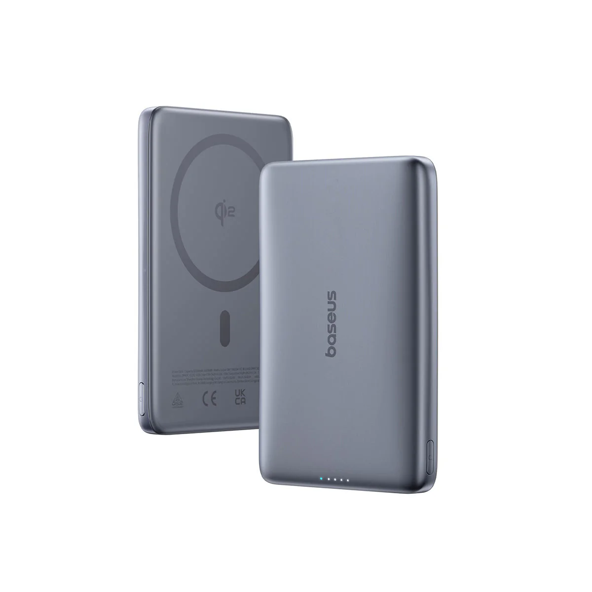 Baseus PicoGo AM41 Ultra-Slim Qi2 Magnetic Power Bank 10000mAh 27W (Cosmic Black, Natural Titanium, Space Grey) - Image 12