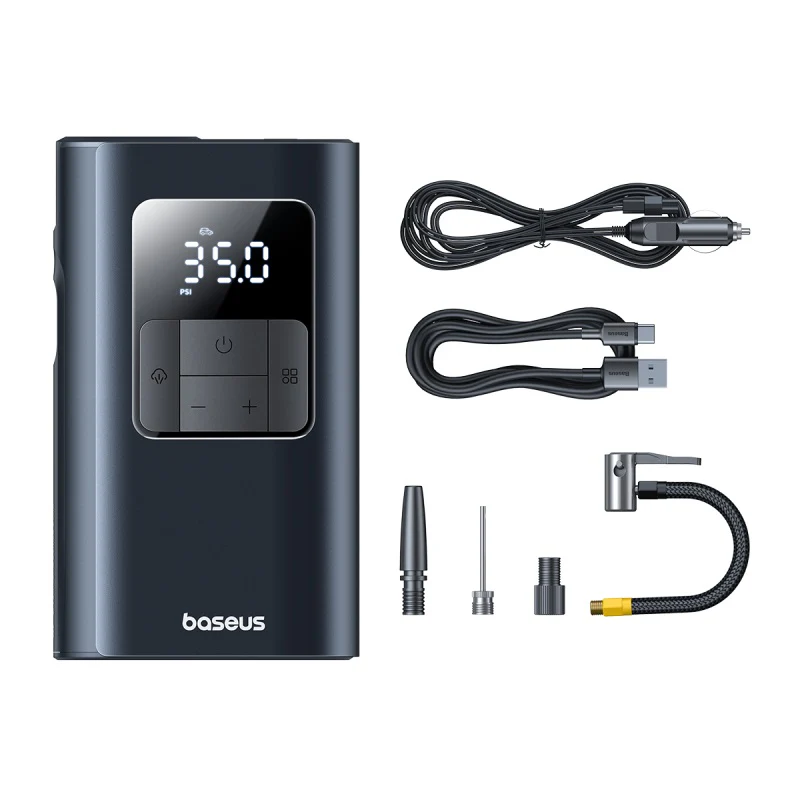 Baseus PrimeTrip VA1 Wired & Wireless 2-in-1 Tire Inflator (Cosmic Black) (C11169001121-00) - Image 11