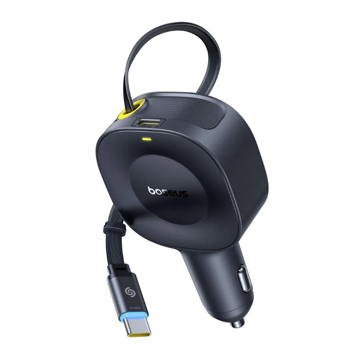 Baseus PrimeTrip VR2 Car Charger with Retractable Cable C+C 30W (Cosmic Black) (C0206400) - Image 6