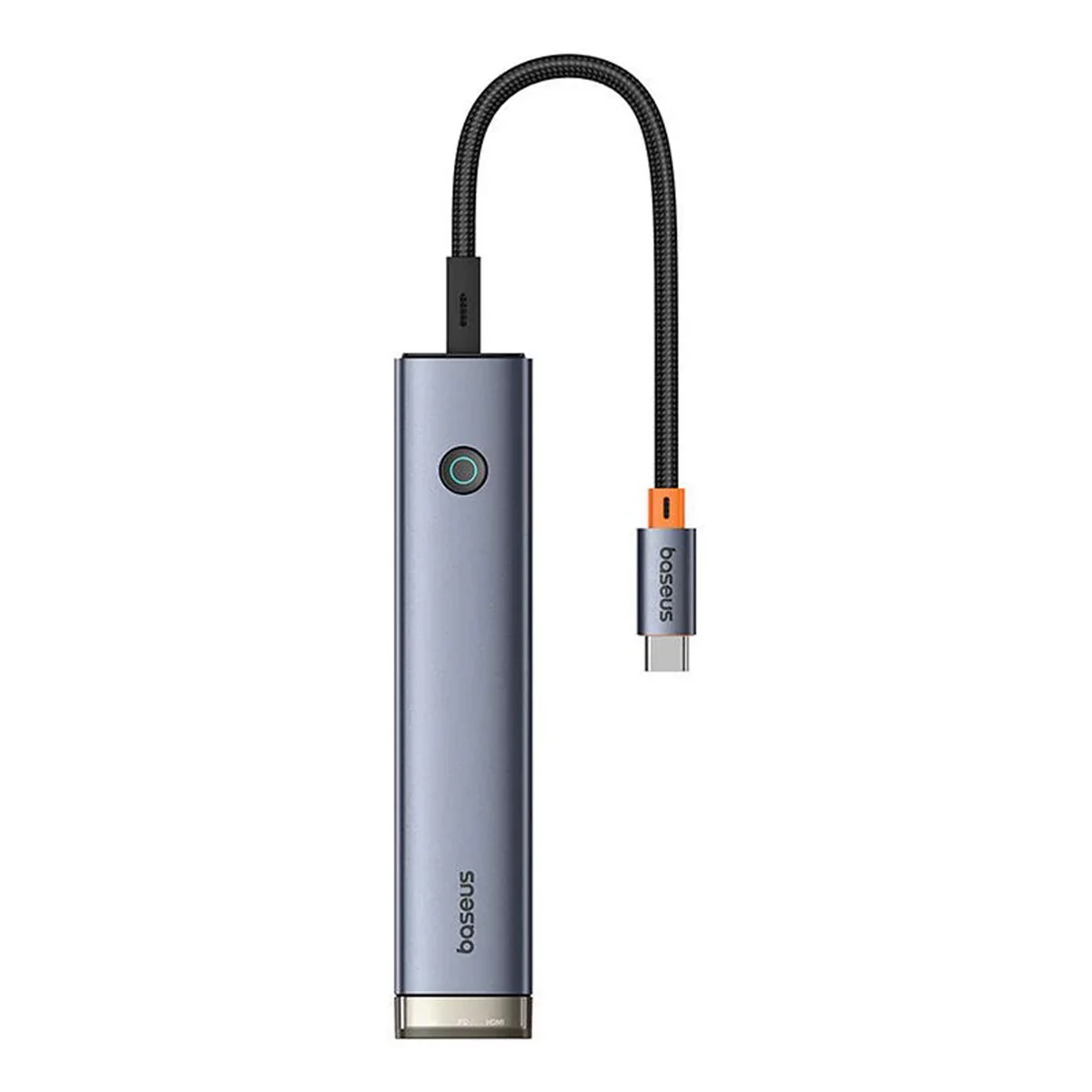 Baseus UltraJoy Series 6-Port Hub Air USB-C to HDMI 4K@60Hz + USB-A 2.0 + USB-C 3.0 + 2xUSB-A 3.0 + USB-C PD (Space Grey) (B00052802811-02) - Image 3