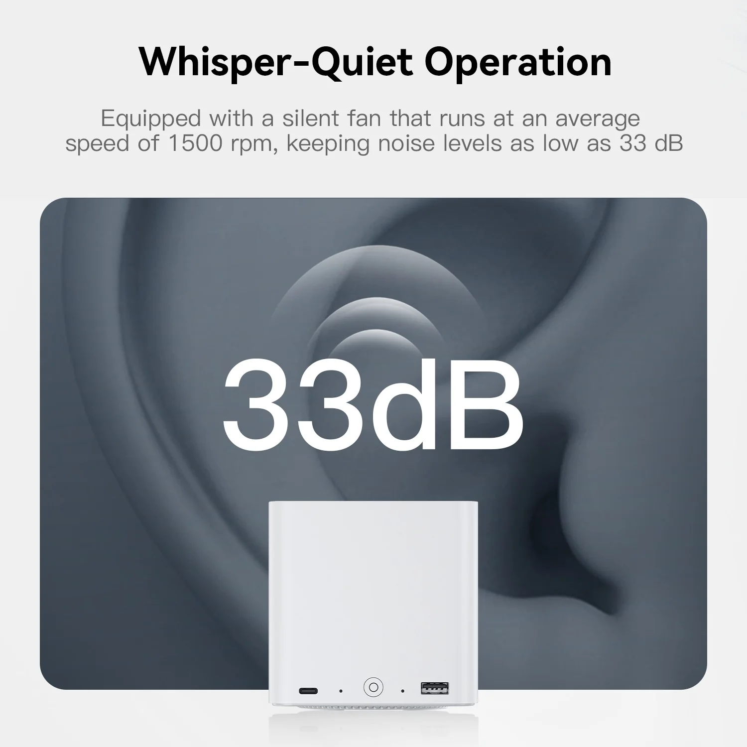 Beelink ME Mini 6-Slot Home Storage NAS Mini PC Intel Twin Lake N150 Processor 12GB RAM 64GB SSD Windows 11 Home (Pearl White) - Image 15