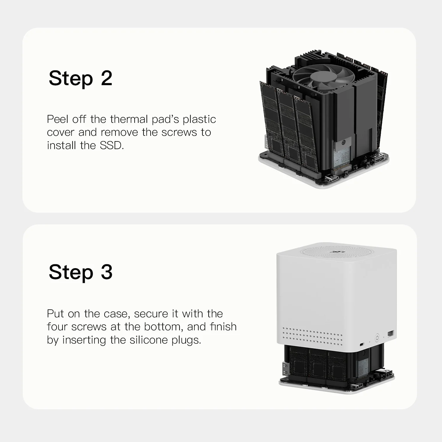 Beelink ME Mini 6-Slot Home Storage NAS Mini PC Intel Twin Lake N150 Processor 12GB RAM 64GB SSD Windows 11 Home (Pearl White) - Image 21
