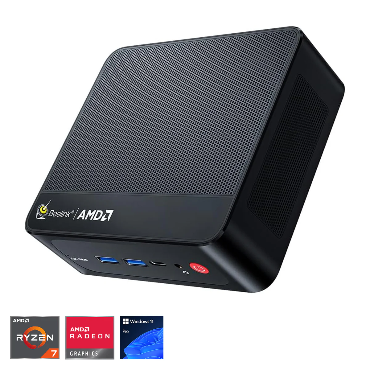 Beelink SER5 Pro AMD Ryzen 7 Pro 5850U Processor (16GB+500GB | 32GB+1TB) Windows 11 Pro Mini PC (Black)