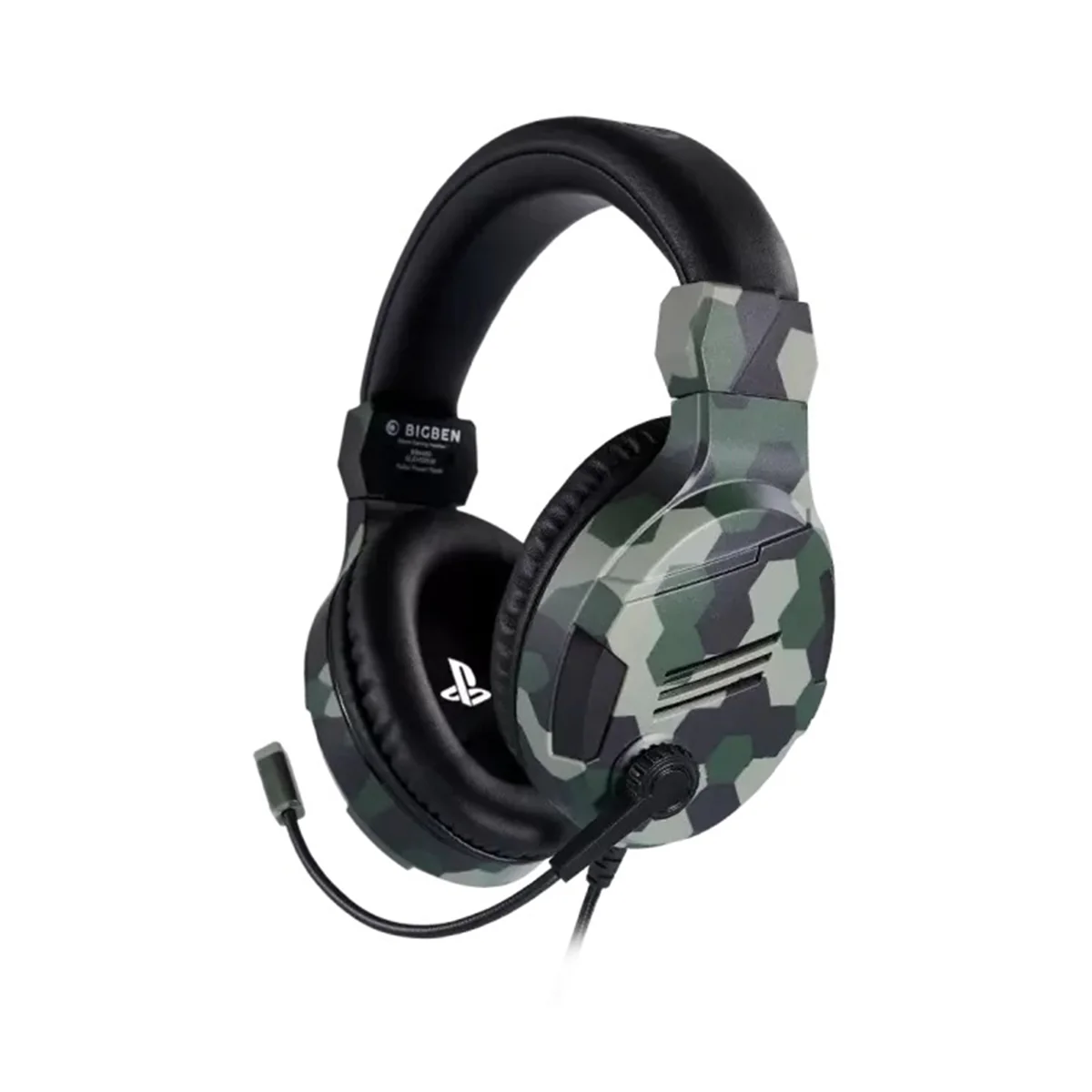 Bigben Stereo Gaming Headset for PS5/PS4 (Black, Green Camo, Titanium Dark Grey, White) - Image 7