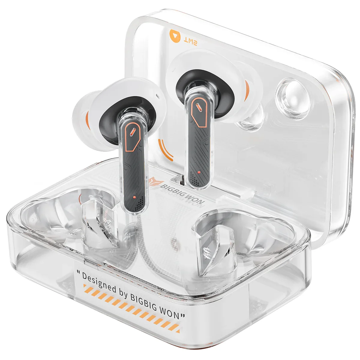 Bigbig Won Halo Buds TWS Earphone (White, Purple) - Image 2