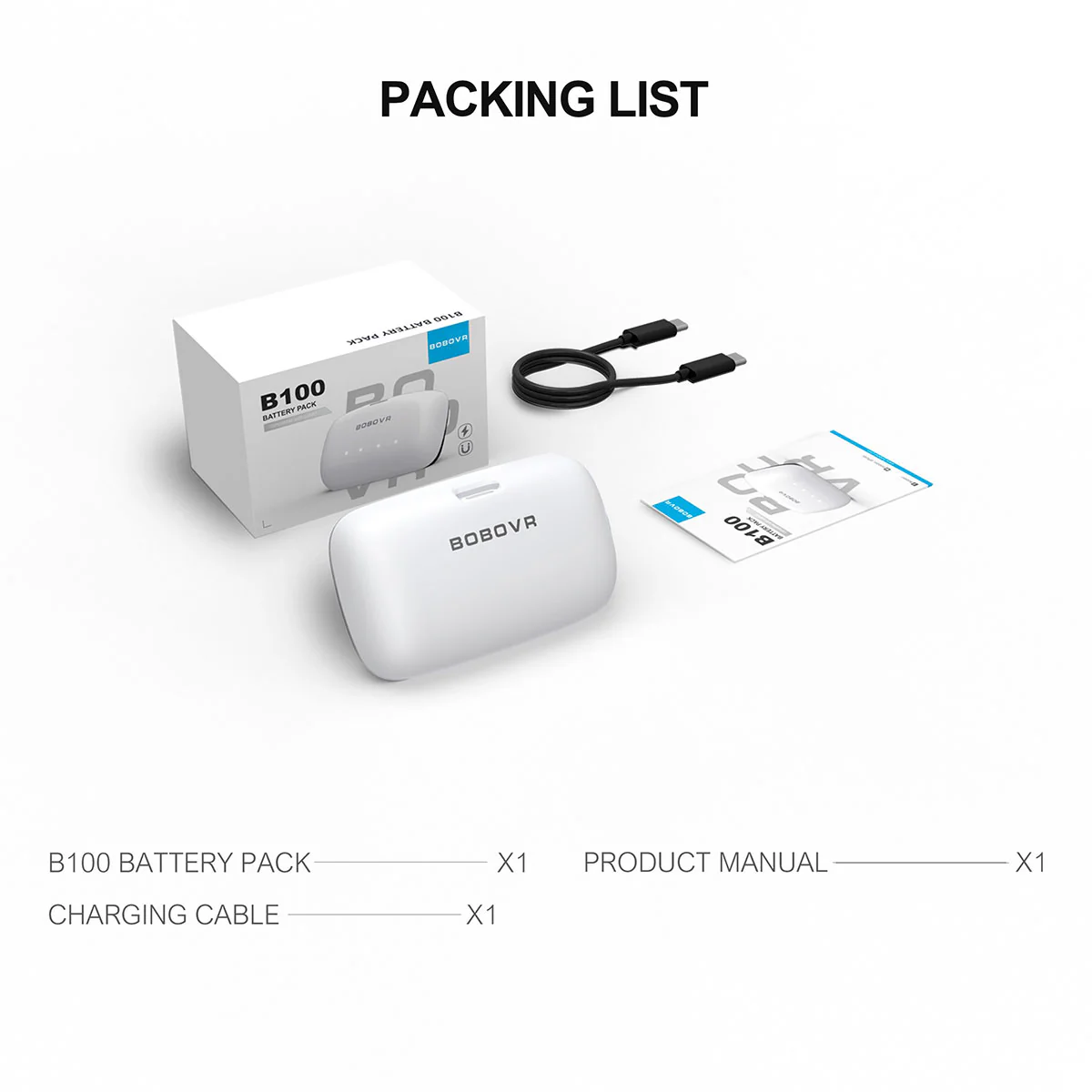 BoboVR B100 10000mAH Battery Pack for S3 & via B100U Upgrade Kit (M1+/ M2+/ M2 Pro+/ M3 Pro/ M3 Mini) - Image 7