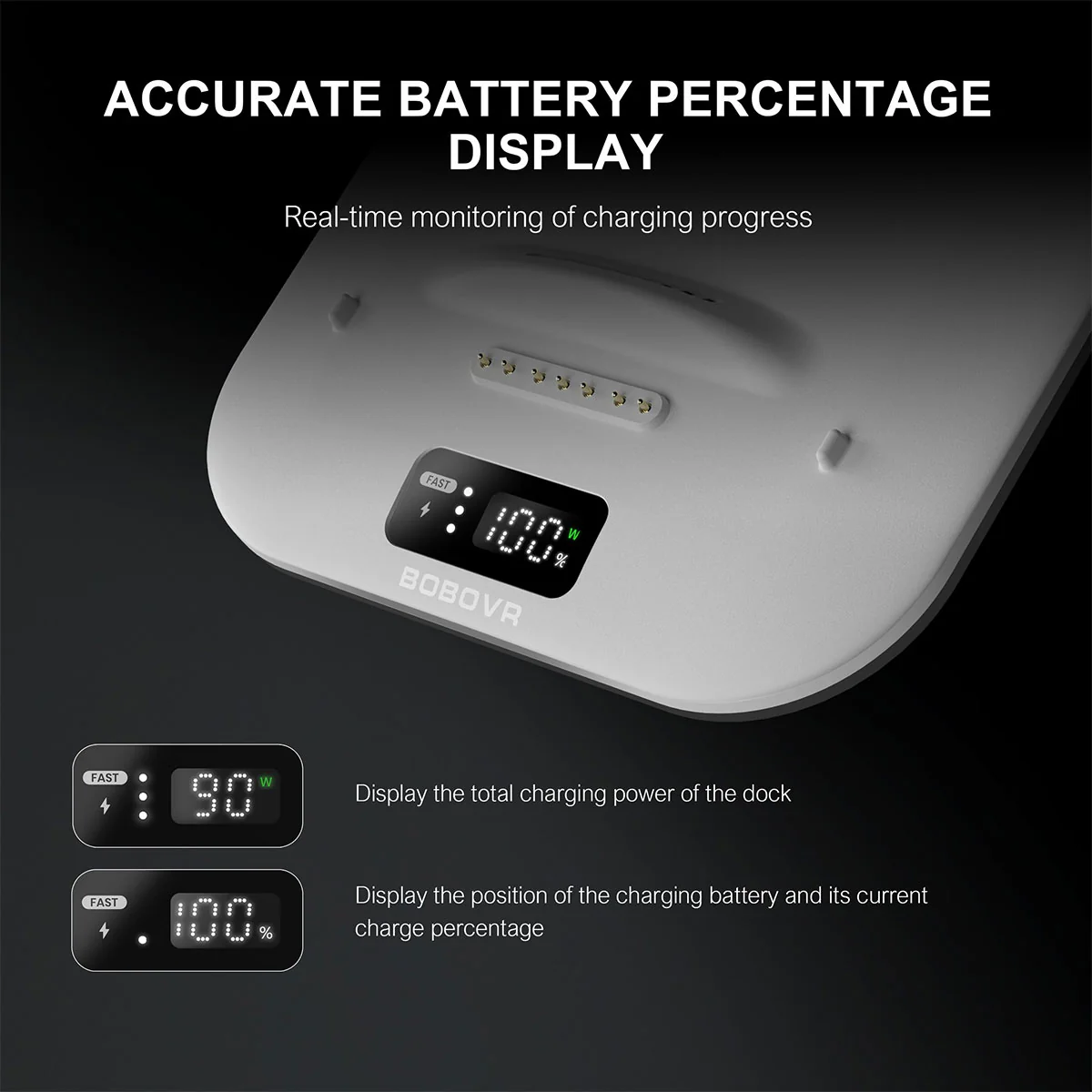 BoboVR BD3 Charging Dock for B100 Battery Packs - Image 3