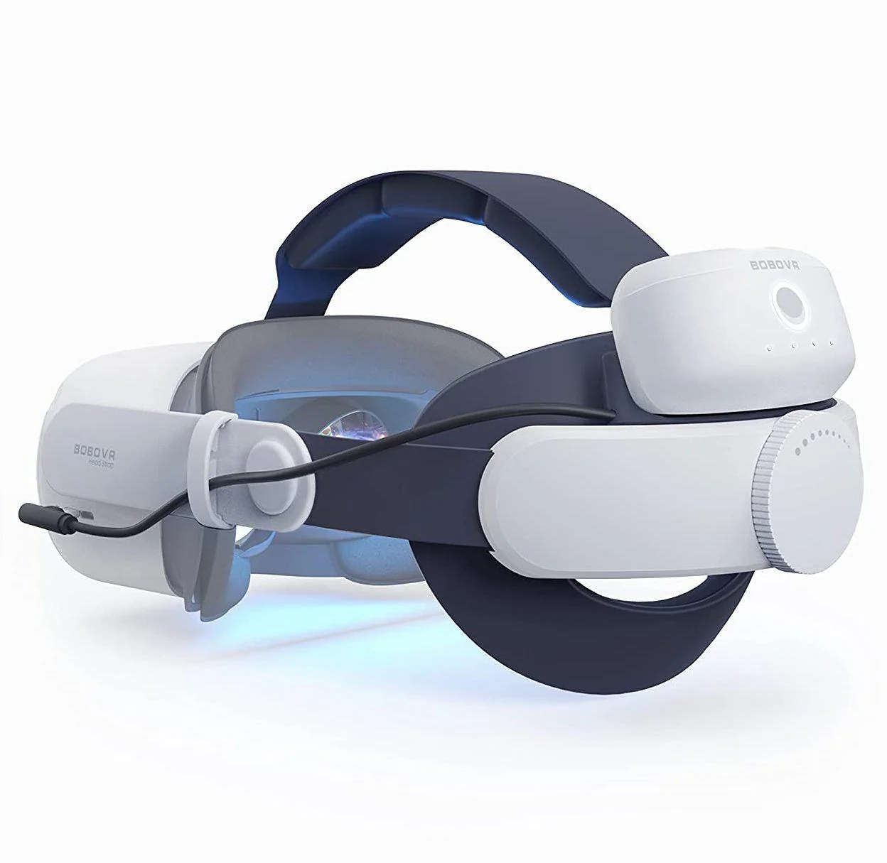 BOBOVR M1 Plus Head Strap With Battery Compatible With Oculus Quest 2 (M1 Plus-1)