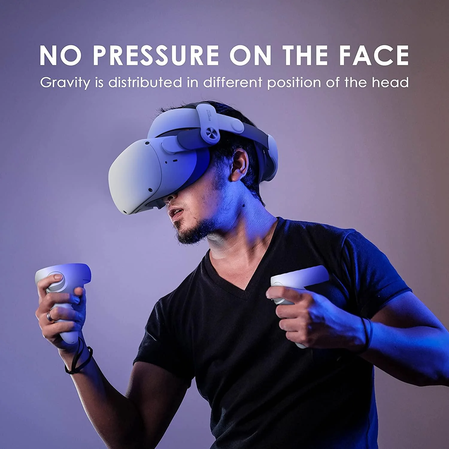 BOBOVR M2 Plus Head Strap Twin Battery Combo Compatible With Oculus Quest 2 (M2 Plus-2) - Image 3