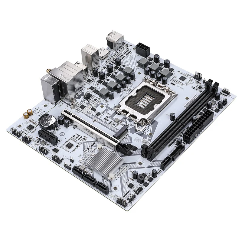 ColorFul Battle-AX H610M-GHA Wifi D5 V20 Motherboard (White) - Image 2