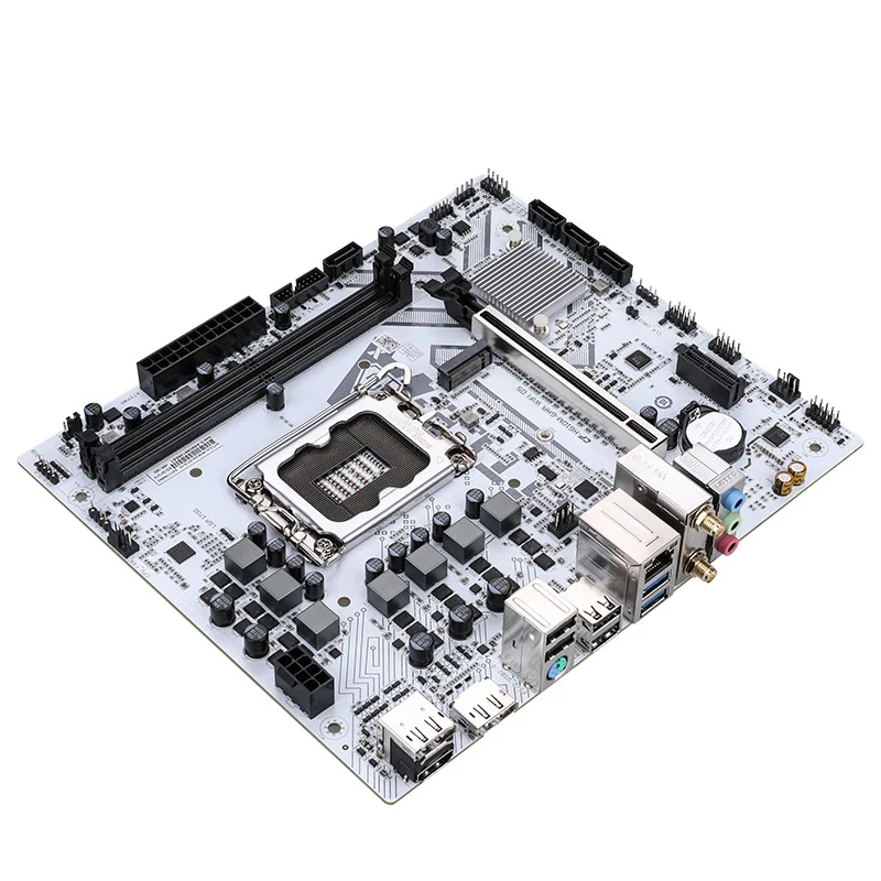 ColorFul Battle-AX H610M-GHA Wifi D5 V20 Motherboard (White) - Image 3