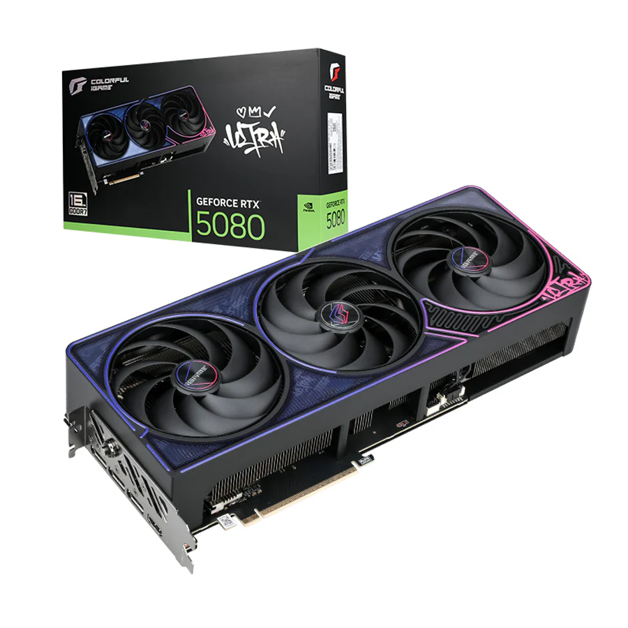 ColorFul iGame Geforce RTX 5080 Ultra OC 16GB V2-V Graphics Card - Image 5