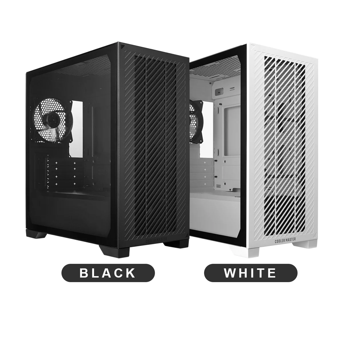Cooler Master Elite 301 Lite ATX Mini Tower PC Case (Black, White) (E301L-KGNN-S00, E301L-WGNN-S00)