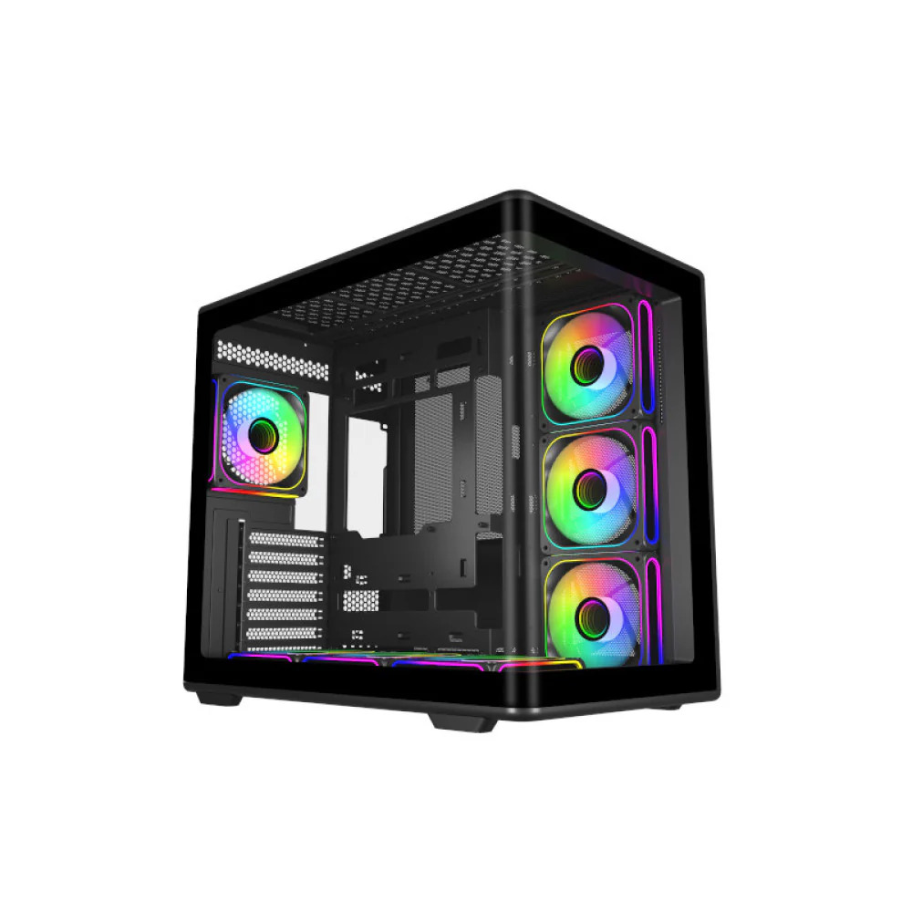 Cooler Master Elite 600 TG ATX Mid-Tower PC Case with USB-C Port (Black ARGB, White ARGB) (E600-KGNN-S02, E600-WGNN-S02) - Image 2