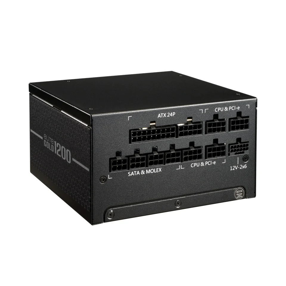 Cooler Master Elite Gold 1200 80+ Gold ATX 3.1 & PCIe Gen 5.1 Fully Modular Power Supply (MPW-C001-AFAG-BUS) - Image 4