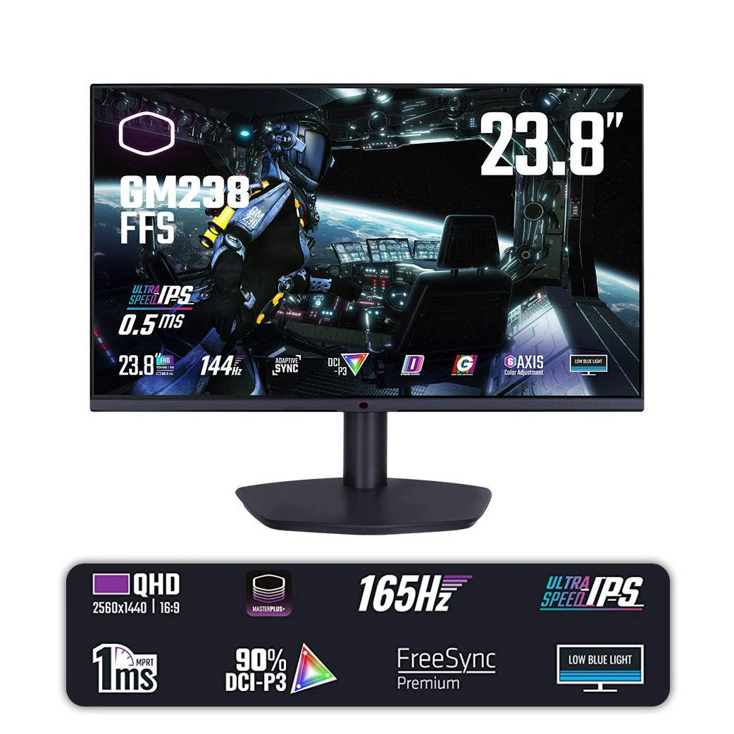 Cooler Master GM238-FFS 23.8" FHD Flat Gaming Monitor