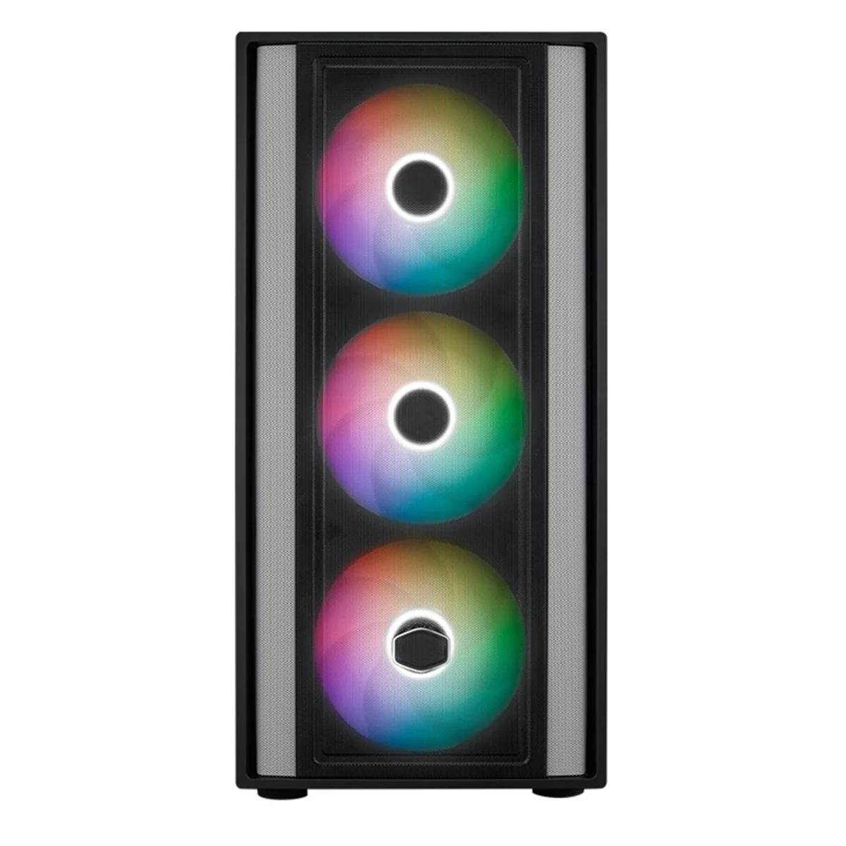 Cooler Master MasterBox 600 Tempered Glass ATX Mid Tower PC Case (Black, White) - Image 3