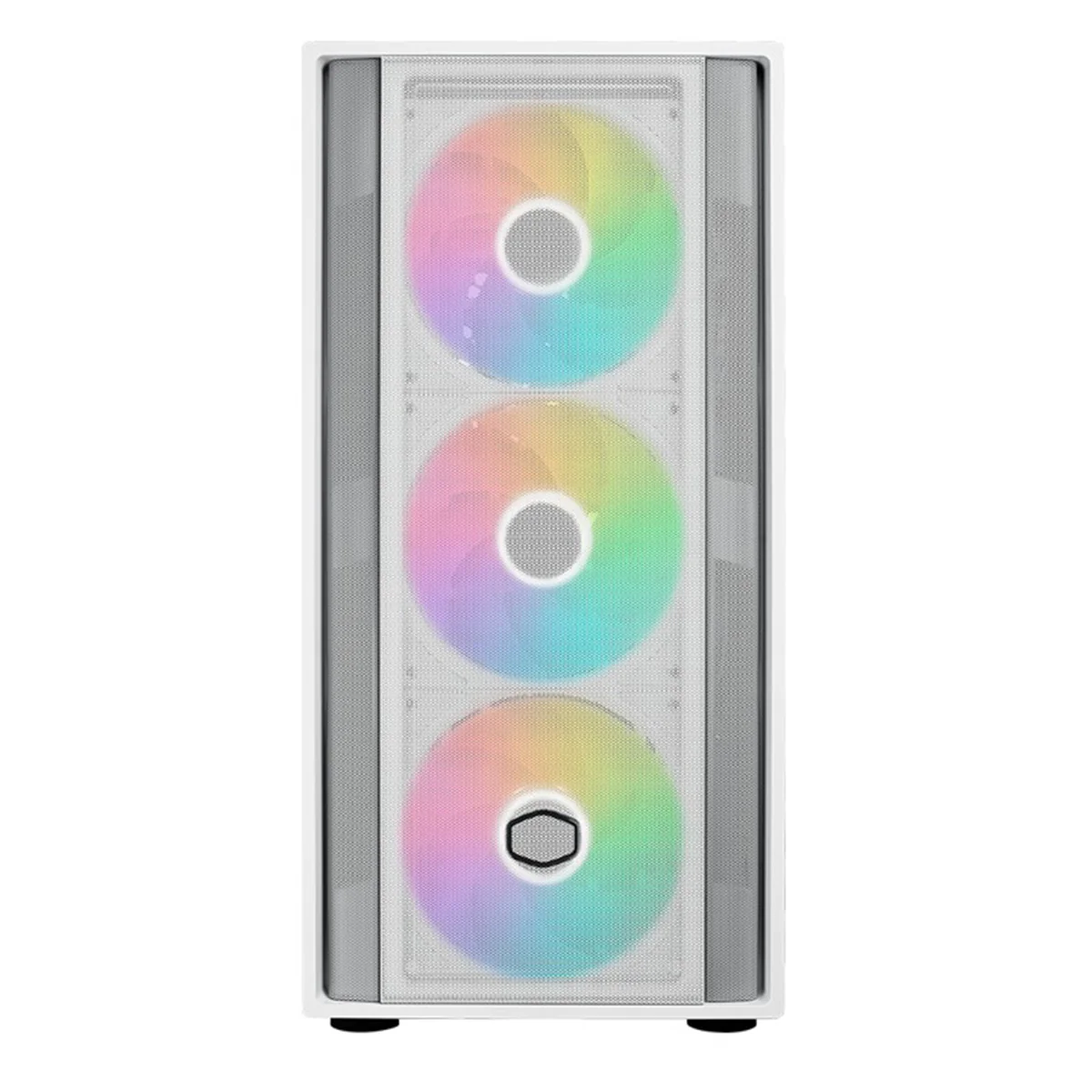 Cooler Master MasterBox 600 Tempered Glass ATX Mid Tower PC Case (Black, White) - Image 6