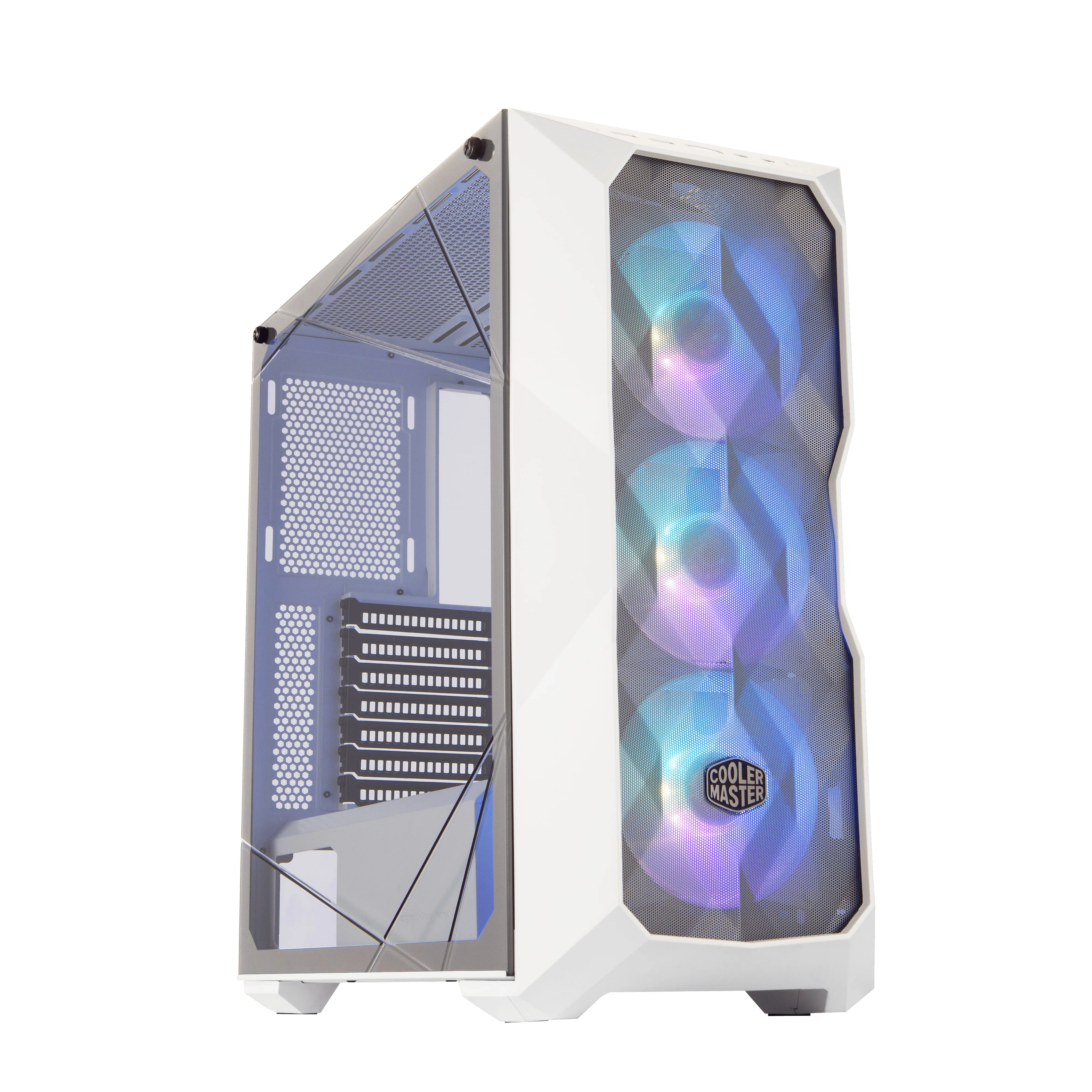 Cooler Master Masterbox TD500 Mesh V2 Mid Tower Case (White)