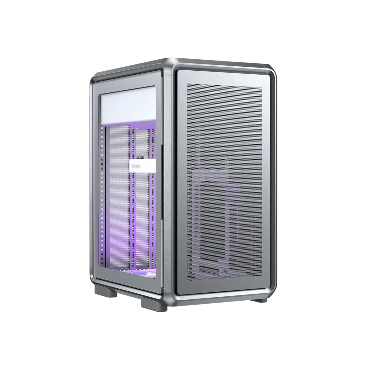 Cooler Master MasterFrame 400 Mesh Mid-Tower Premium Open-Frame Micro-ATX Case (Black, Silver) - Image 10