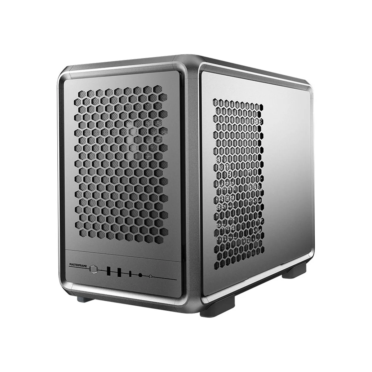 Cooler Master MasterFrame 400 Mesh Mid-Tower Premium Open-Frame Micro-ATX Case (Black, Silver) - Image 11