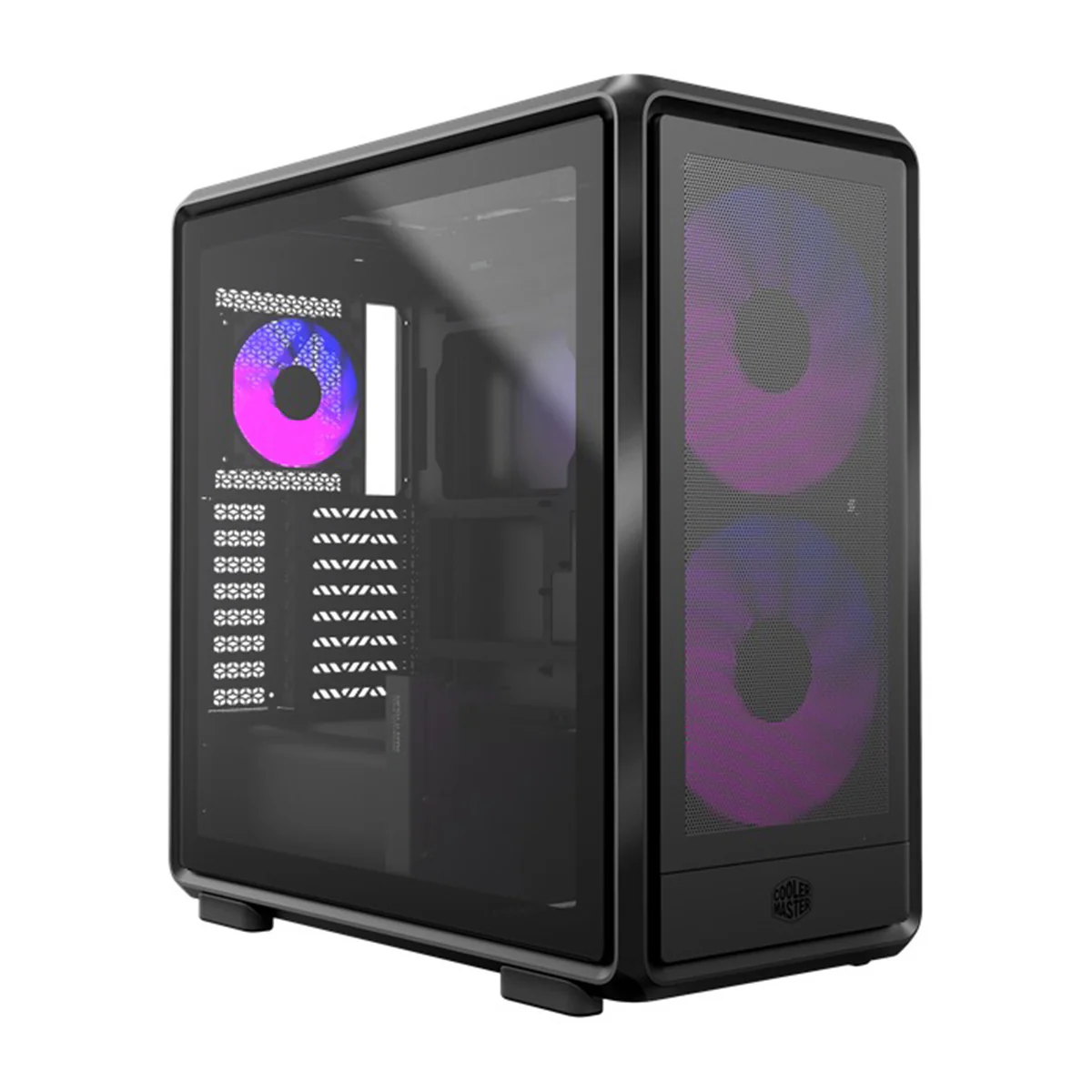 Cooler Master MasterFrame 600 Mesh ATX Mid-Tower PC Case (Black, Silver) - Image 2