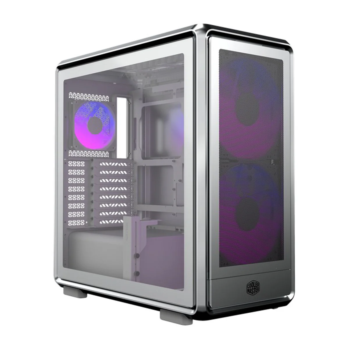 Cooler Master MasterFrame 600 Mesh ATX Mid-Tower PC Case (Black, Silver) - Image 3