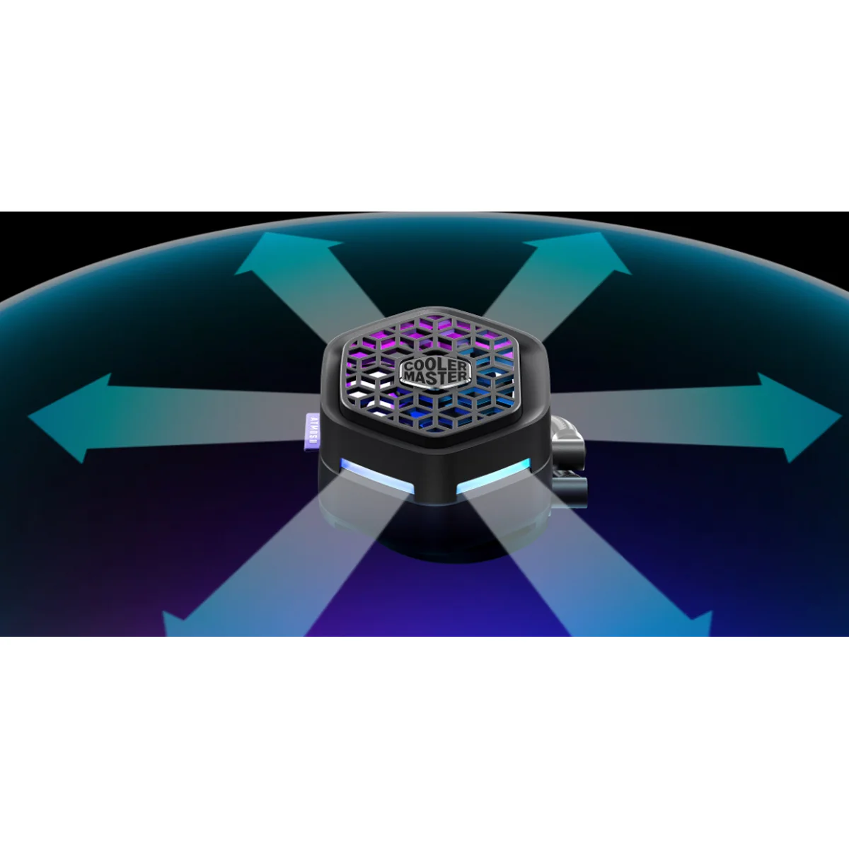 Cooler Master MasterLiquid Atmos II 240 VRM Fan CPU Cooler (Black) (MLX-D24M-A25SZ-V1) - Image 2