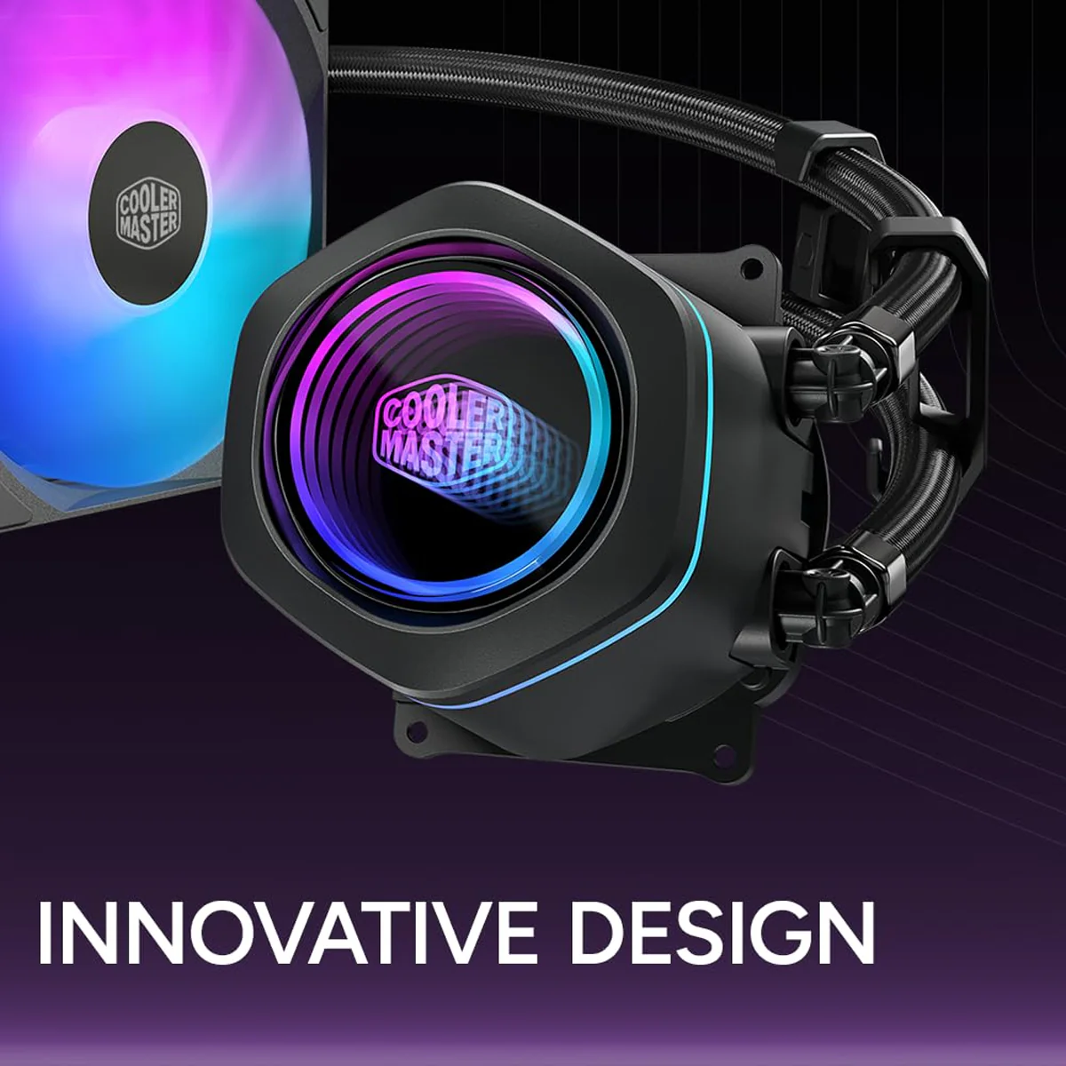 Cooler Master MasterLiquid Core Nex 240 ARGB Liquid CPU Cooler (Black, White) - Image 4