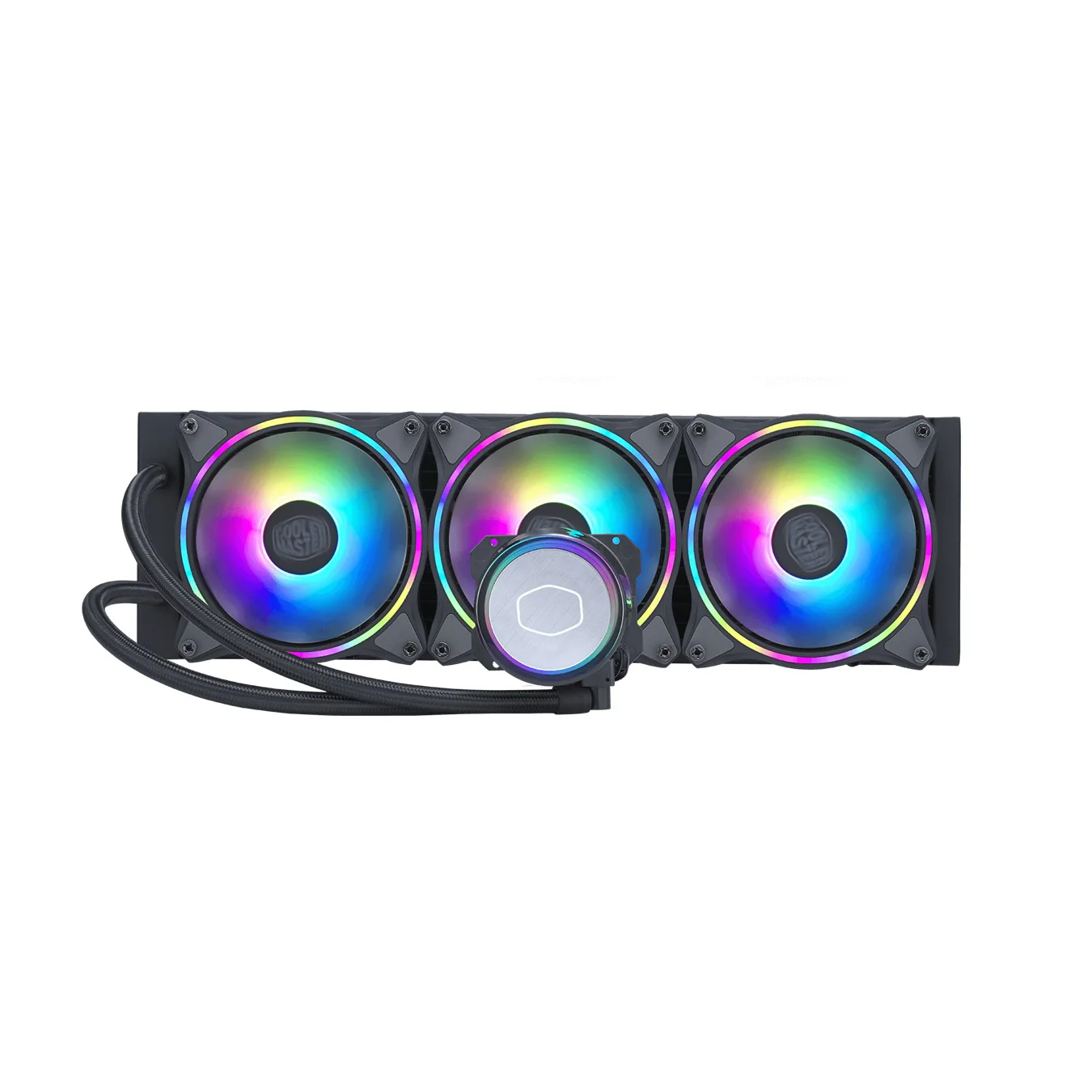 Cooler Master Masterliquid ML360 Illusion ARGB AIO Liquid Cpu Cooler (Black) - Image 2