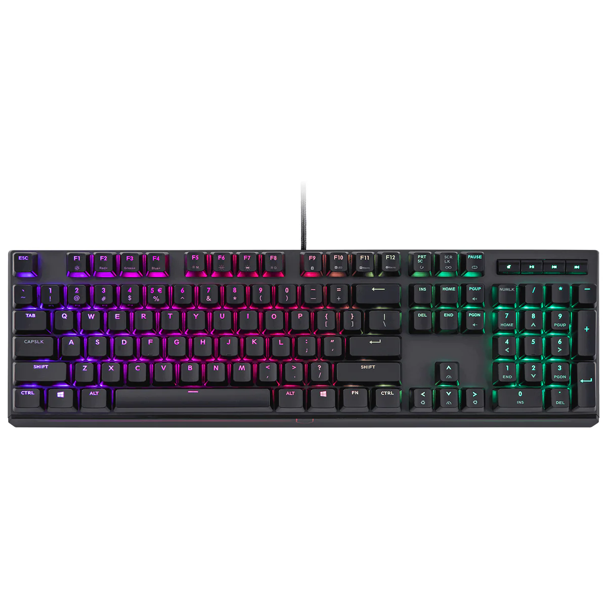 COOLER MASTER MK750 MECHANICAL GAMING KEYBOARD WITH RGB LIGHTBAR (CHERRY MX BROWN RGB TACTILE) - Image 2