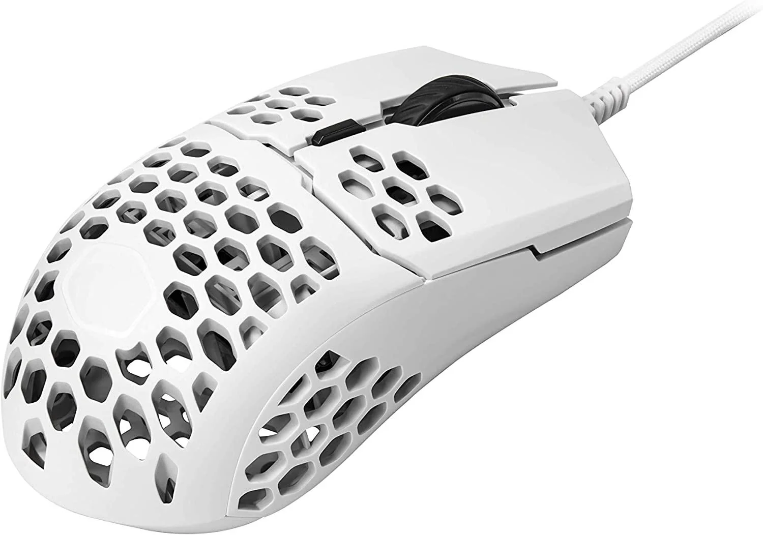 Cooler Master MM710 Pro-Grade Gaming Mouse With Honeycomb Shell And Ultraweave Cable (Matte Finish-White) - Image 4