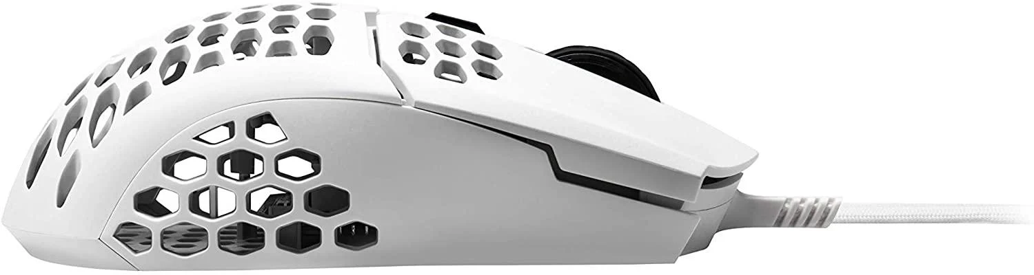 Cooler Master MM710 Pro-Grade Gaming Mouse With Honeycomb Shell And Ultraweave Cable (Matte Finish-White) - Image 5