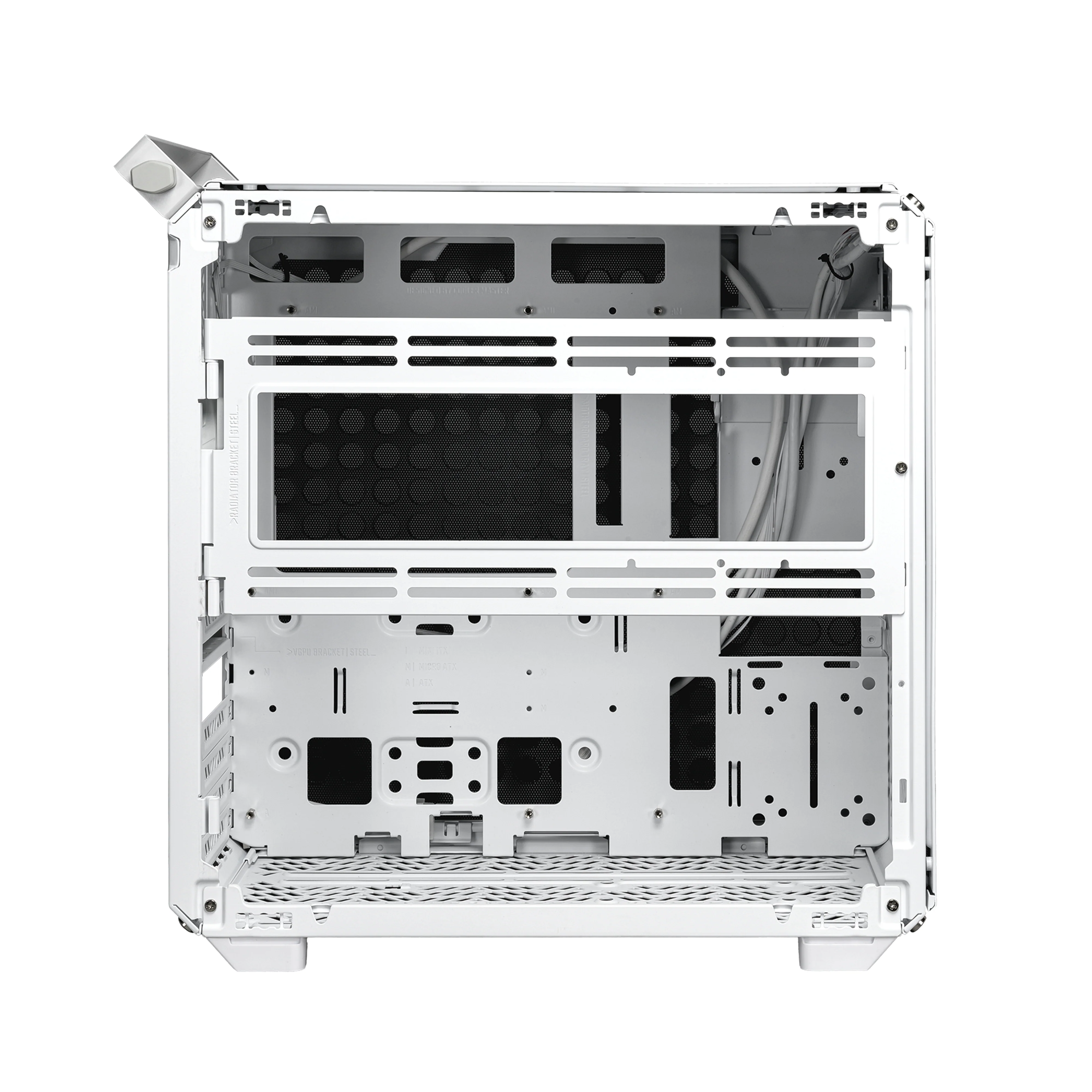 Cooler Master Qube 500 Flatpack Small High Airflow Mid-Tower ATX Customizable Gaming PC Case - Image 13