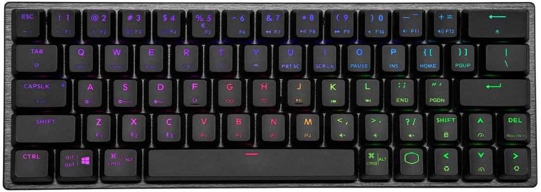 Cooler Master SK622 Wireless 60% Mechanical Keyboard Space Gray With Low Profile Switches (Red RGB Linear) - Image 3