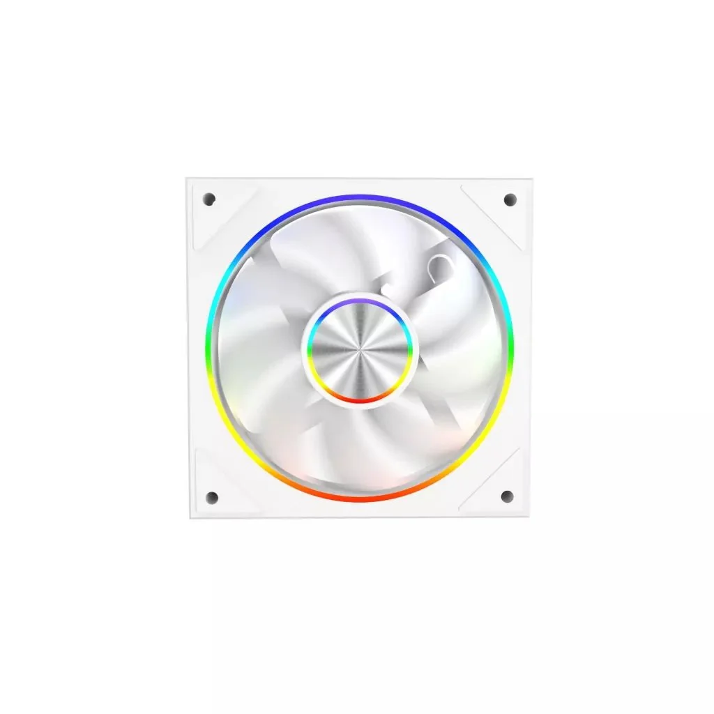 Coolman Drift Fury CM-06SF 120mm Regular ARGB Cooling Fan (Black, White) - Image 5
