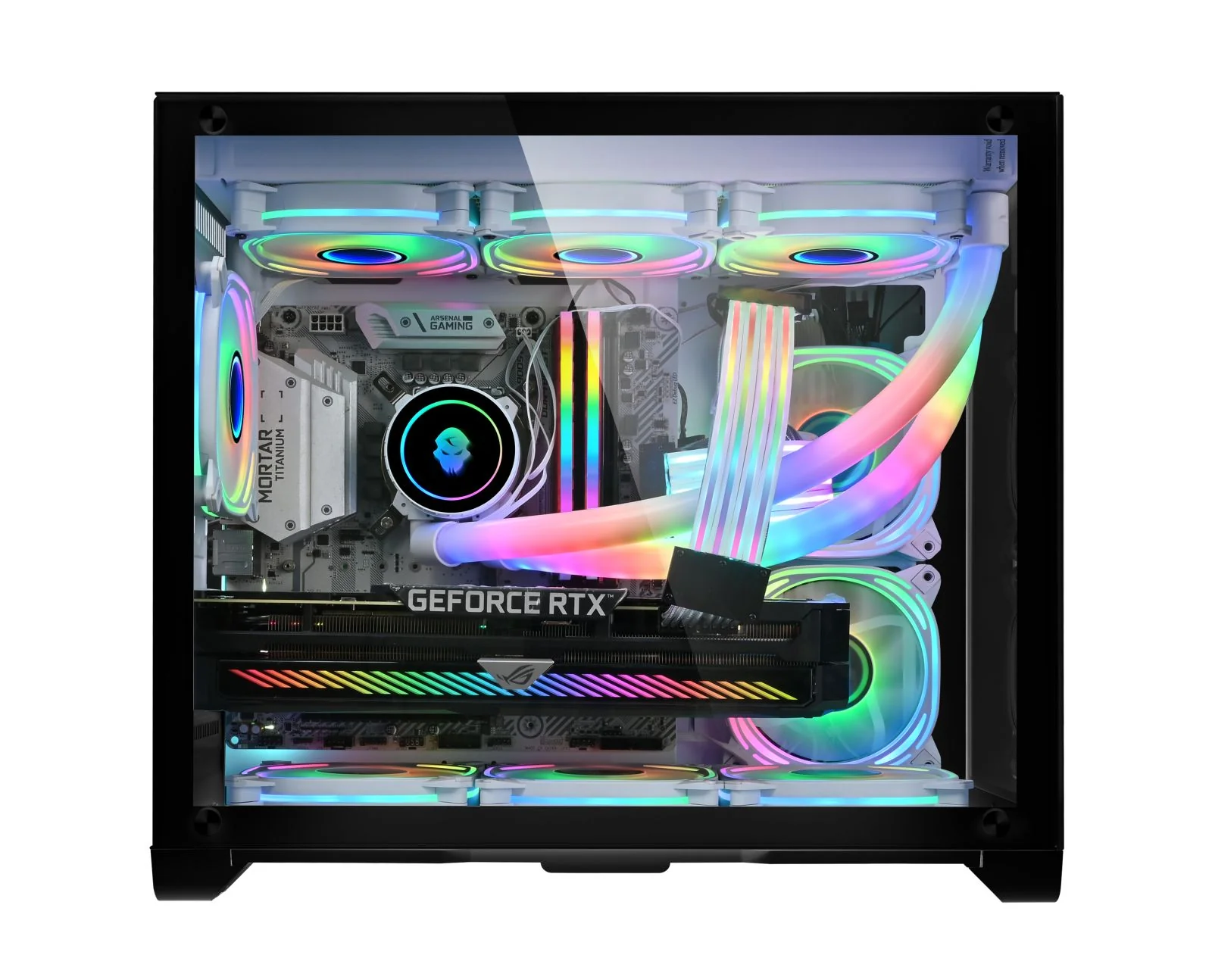 Coolman Robin 2 Mini Optimal Airflow Tempered Glass M-ATX Case (Black) - Image 2
