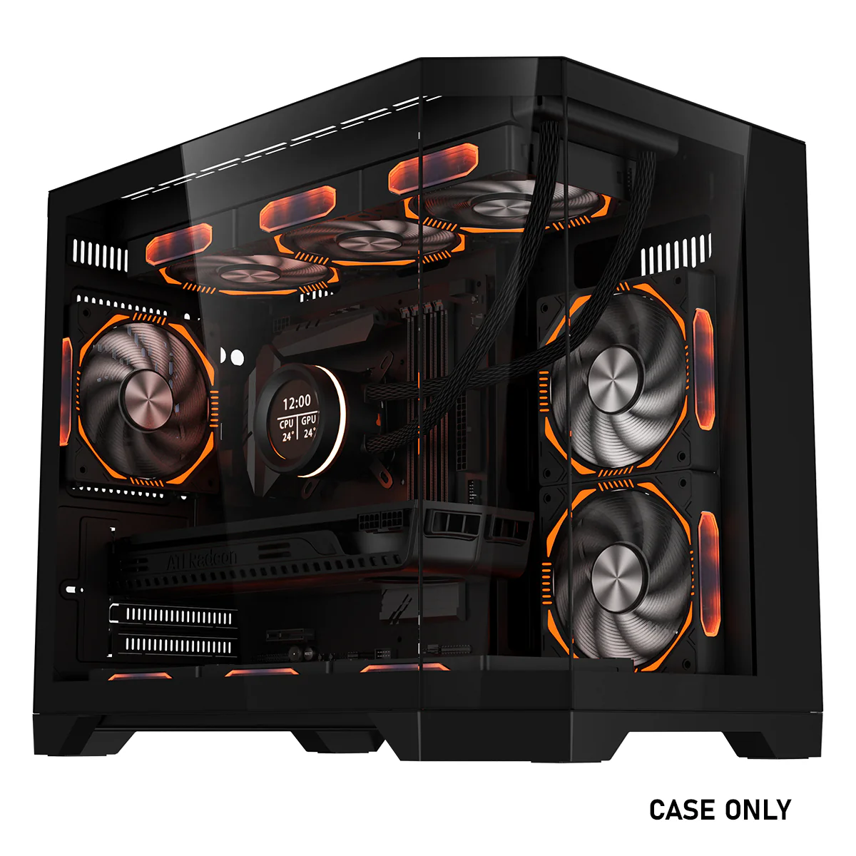 Coolman Spectra M-ATX Case (Black, White) - Image 12