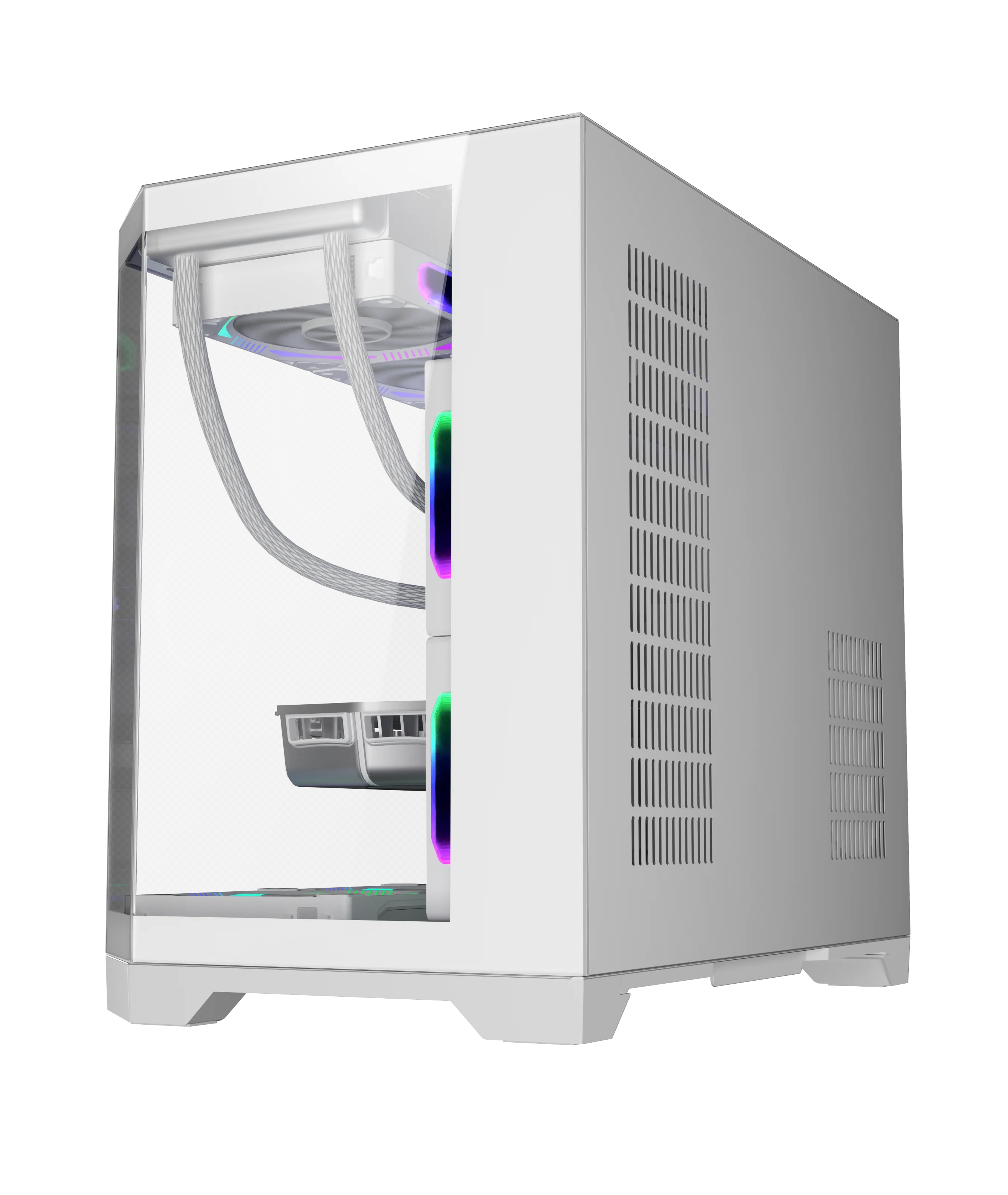 Coolman Spectra M-ATX Case (Black, White) - Image 8
